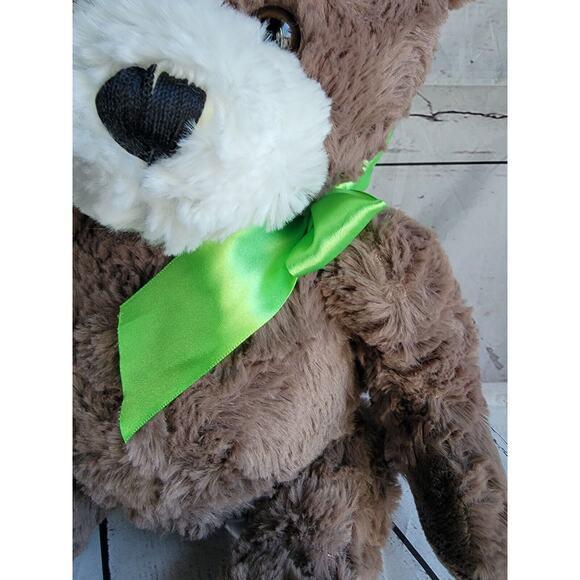 Animal Adventure Sweet Sprouts Bear Plush Green Feet Snowflake 16 Inch 2015 Toy - Picture 4 of 10